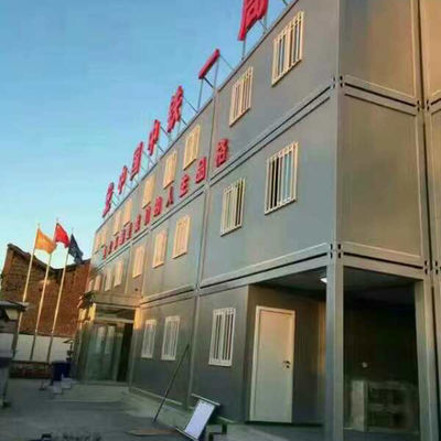 Container Housing Project Waterproof Prefab House Customized Detachable Modular Fireproof Prefab Office