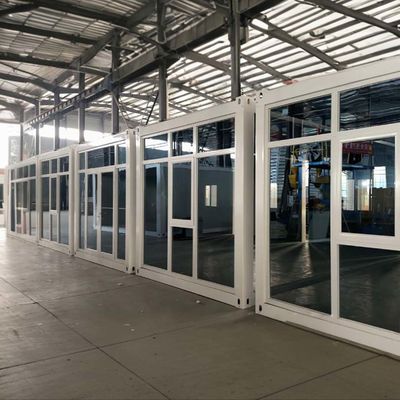 Foldable Prefabricated Home Cottage House Light Steel Prefab Tiny Home Flat Pack Villa